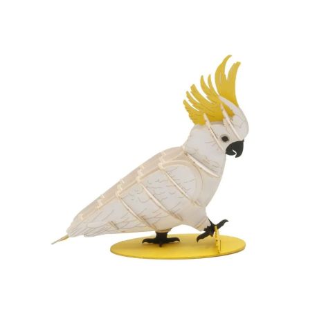 fridolin - 3D-Modell, Kakadu, Spezialkarton, gelasert