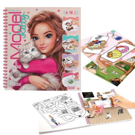 Create your TOPModel Kitty Malbuch