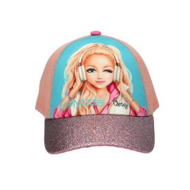 TOPModel Bedruckte Cap mit Glitzer MUSIC