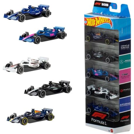 Hot Wheels Formel 1 5er-Pack