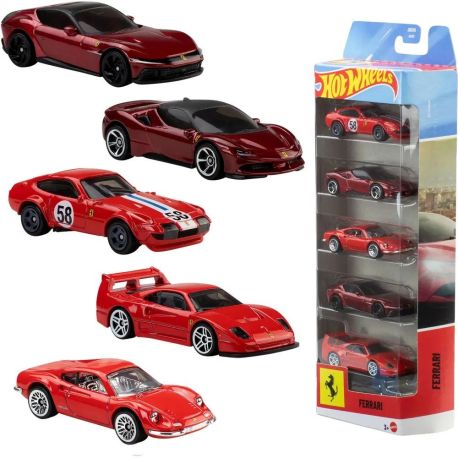 Hot Wheels Ferrari 5er-Pack