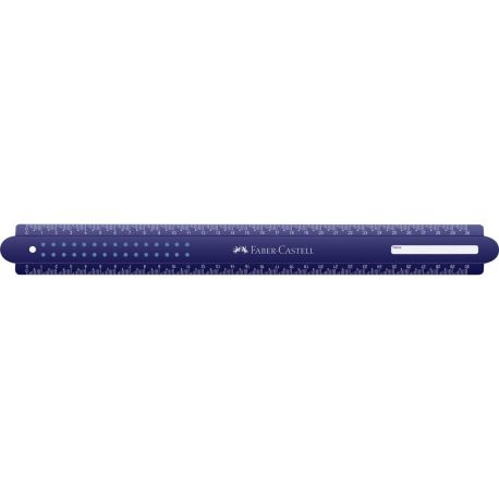 Lineal 30 cm Dots bruchsicher