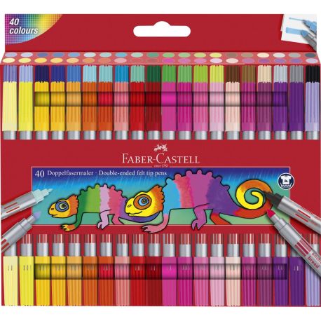 Doppelfasermaler 40er Etui