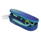 Faulenzer Etui blau/türkis