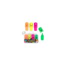 CS Neon-Highlighter 4er-Set Lustige Neon-Highlighter in vier trendigen Farben - ideal für farbige Akzente! Dieses prak