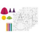 3D Mal Set Prinzessin