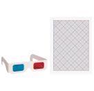 3D Zeichenblock m.Brille