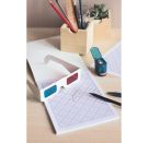 3D Zeichenblock m.Brille