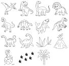 Stempelset Dinos 15er