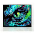 Diamond Painting Neon Drachen
