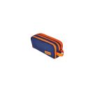 Doppelfaulenzer uni blau/oran