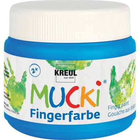 MUCKI Fingerfarbe Blau 150 ml