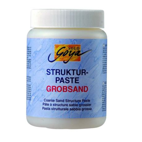SOLO GOYA Acrylic Medium Struktur-Paste Grobsand 250 ml