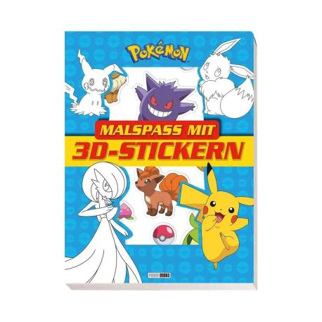 Pokémon: Malspaß mit 3D-Stickern