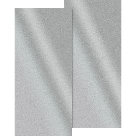 Wachsplatte 17,5x8cm alusilber 2er