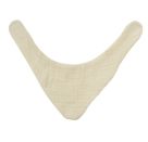 Puppen-Babyset mit Stoffwindel und Lätzchen aus 100 % Bio-Baumwolle, ecru, 2-teilig, Gr. 28-35 cm