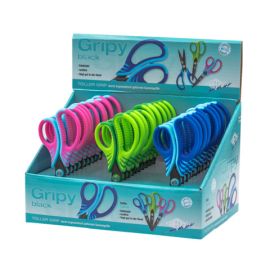 Schere Gripy Edelst.13cm spit