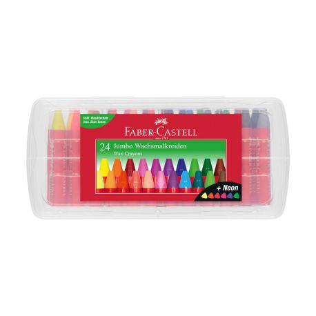 Faber-Castell Wachsmalkreiden Jumbo 24er Box