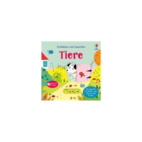 Schieben und Lauschen Tiere