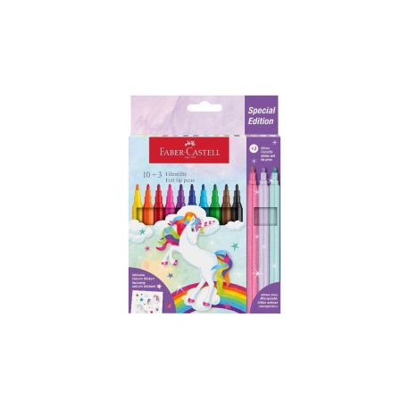 Filzstift Einhorn 10+3 +Sticker