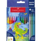 Filzstift Dino 10+3 + Sticker