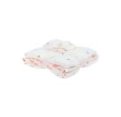 Swaddle   Burp Blanket M  Happy Fruits peach,