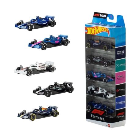 Hot Wheels Formel 1 5er-Pack