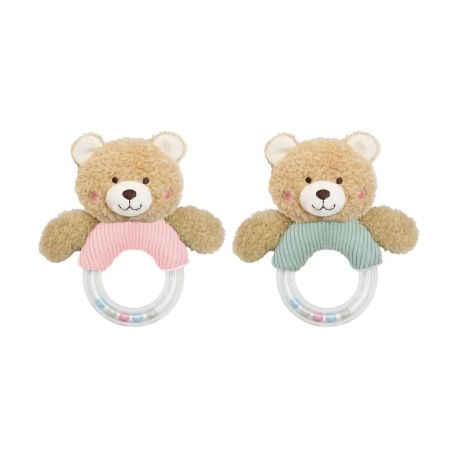 Spielmaus Baby Rasselring Bär, 2-fach sortiert