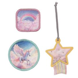 School Patches Set Unicorn Star
