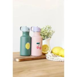 Trinkflasche Stainless Steel Happy Fruits Lemon