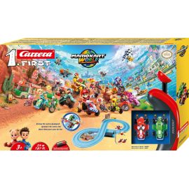 Mario Kart World Mario vs. Yoshi, Carrera First Autorennbahn Set