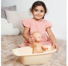Puppen-Badewanne, beige, 41x23x13 cm
