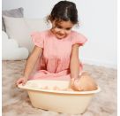 Puppen-Badewanne, beige, 41x23x13 cm