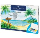 Aquarellfarben in Näpfchen 12