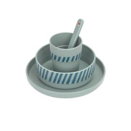Geschirr-Set PP/Cellulose Tiny Team Dog (Teller, Schüssel, Becher, Löffel)