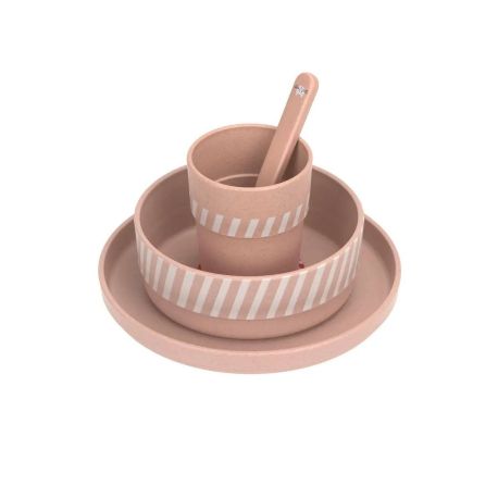 Geschirr-Set PP/Cellulose Tiny Team Cat (Teller, Schüssel, Becher, Löffel)