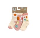 Socken 3 Stk. SmileyWorld® dusty rose, 23-26