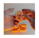 3D Infinity Gear, 3D Fidget Zahnrad Anti-Stress Spielzeug
