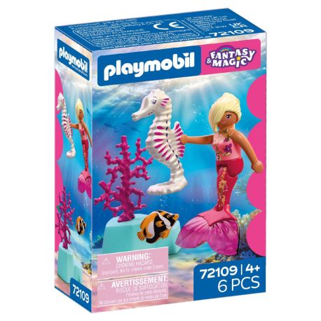 PLAYMOBIL 72109 Meerjungfrau mit Seepferdchen