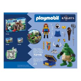 PLAYMOBIL 72116 Troll mit Löwenritterschatz