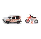 SIKU 1114 Land Rover Defender mit KTM Motorrad
