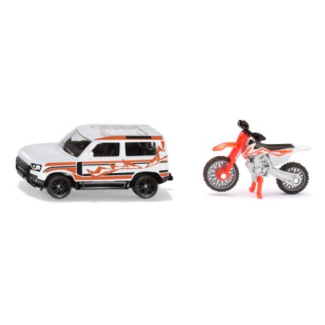 SIKU 1114 Land Rover Defender mit KTM Motorrad