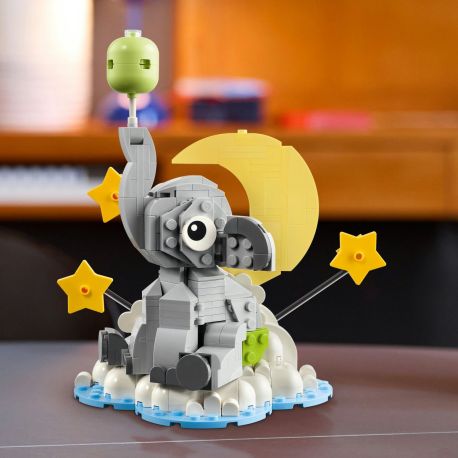 LEGO® Iconic 40814 Schwebender Baby-Elefant