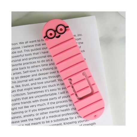 GIFT REPUBLIC Leselicht und Lesezeichen Bücherwurm