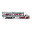 WIKING Containersattelzug (Magirus Deutz) Seawheel 1:87