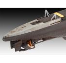 German Submarine Type VII C/41, Revell Modellbausatz
