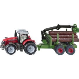 SIKU 1134 Massey Ferguson mit Forstanhänger