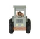 Holz-Traktor mit Anhänger Litte Farm