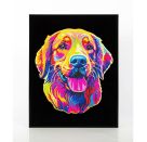 Diamond Painting Neon Golden