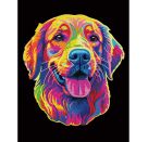 Diamond Painting Neon Golden